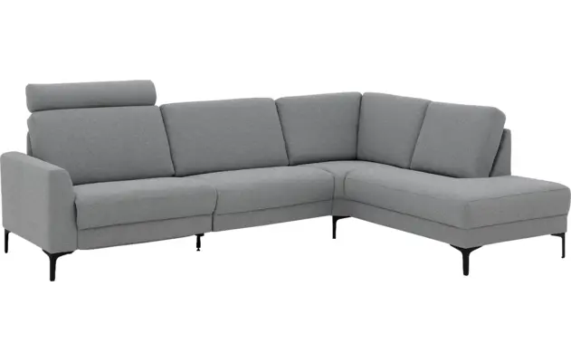 Goossens hoeksalon dallas grijs stof - 8229628-12