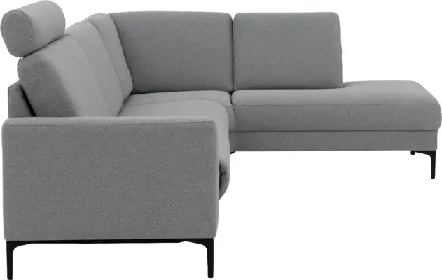 Goossens hoeksalon dallas grijs stof - 8229628-15