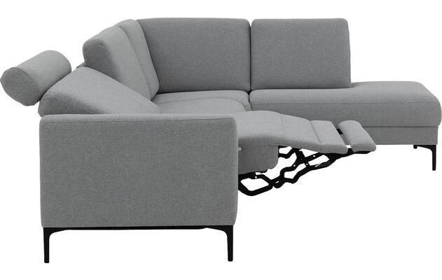 Goossens hoeksalon dallas grijs stof - 8229628-17