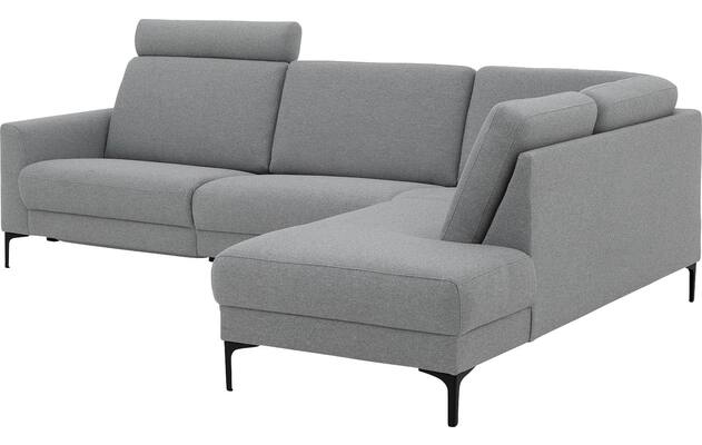 Goossens hoeksalon dallas grijs stof - 8229628-19