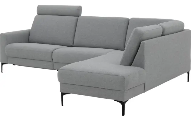 Goossens hoeksalon dallas grijs stof - 8229628-19