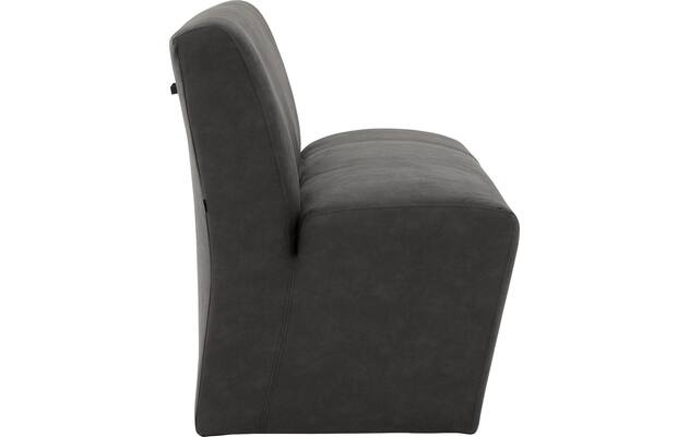 Goossens eetbank montana grijs micro leer - 8229739-04