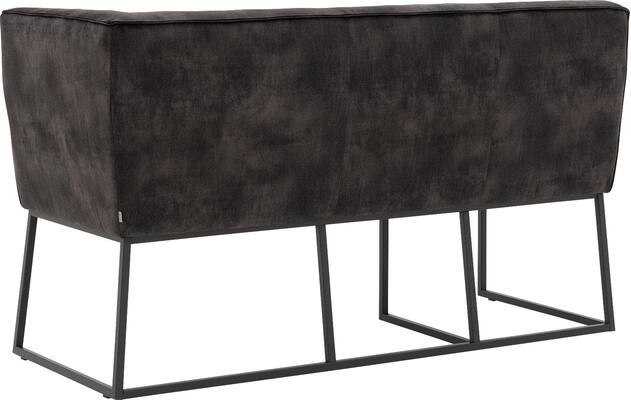 Goossens excellent eetbank tom grijs stof - 8229744-02