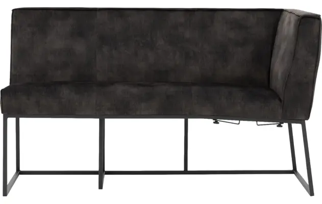Goossens excellent eetbank tom grijs stof - 8229744-03