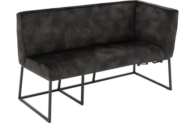 Goossens excellent eetbank tom grijs stof - 8229744-04