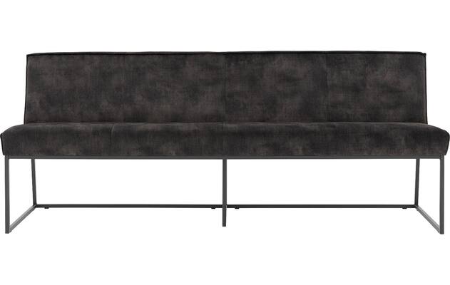 Goossens excellent eetbank tom grijs stof - 8229746-01