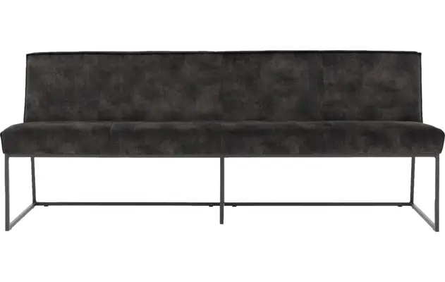 Goossens excellent eetbank tom grijs stof - 8229746-01
