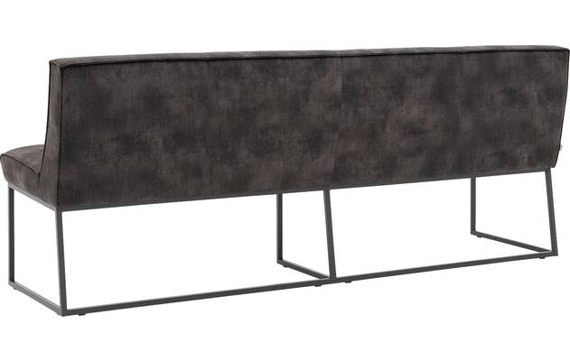 Goossens excellent eetbank tom grijs stof - 8229746-03