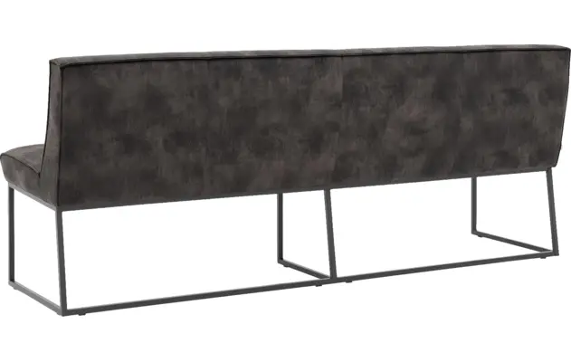 Goossens excellent eetbank tom grijs stof - 8229746-03