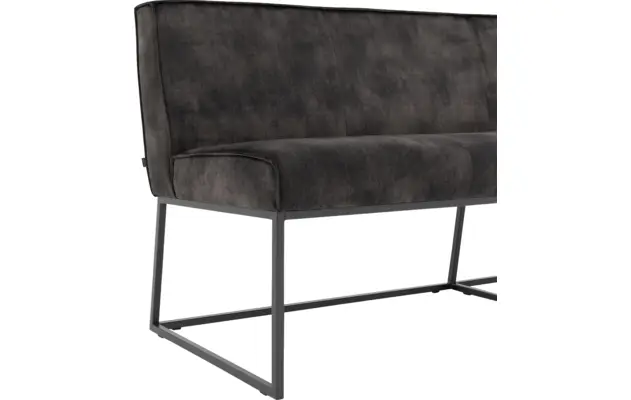 Goossens excellent eetbank tom grijs stof - 8229746-04