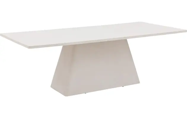 Goossens eettafel stone wit beton - 8229766-02