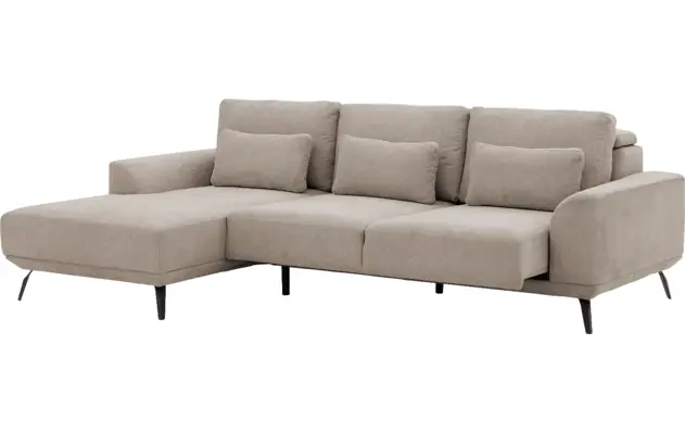 Goossens excellent loungebank princess beige stof - 8229789-03