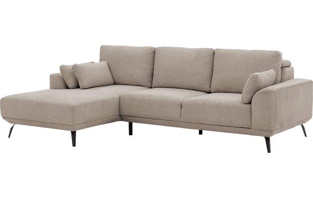 Goossens excellent loungebank princess beige stof - 8229789-04