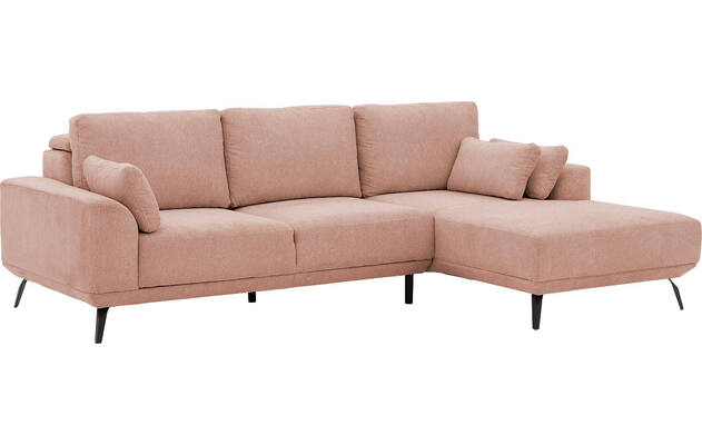 Goossens excellent loungebank princess roze stof - 8229792-04-gespiegeld