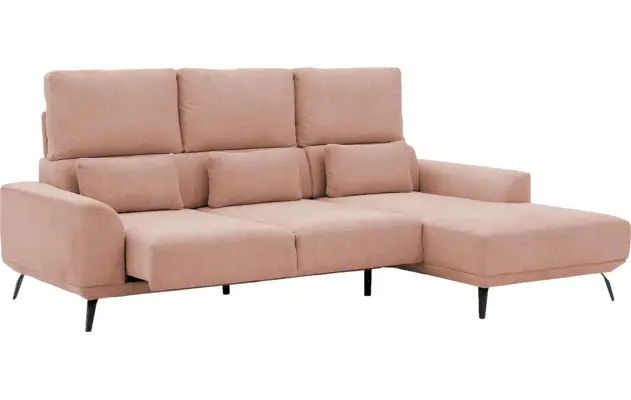Goossens excellent loungebank princess roze stof - 8229792-11-gespiegeld