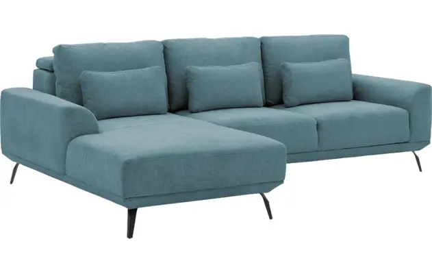 Goossens excellent loungebank princess blauw stof - 8229793-06