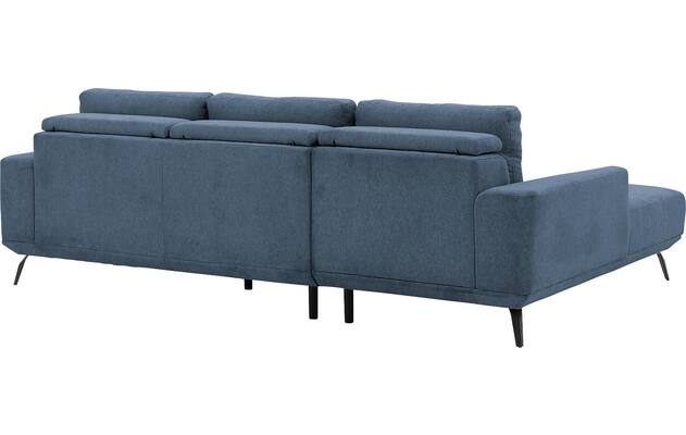Goossens excellent loungebank princess blauw stof - 8229794-07