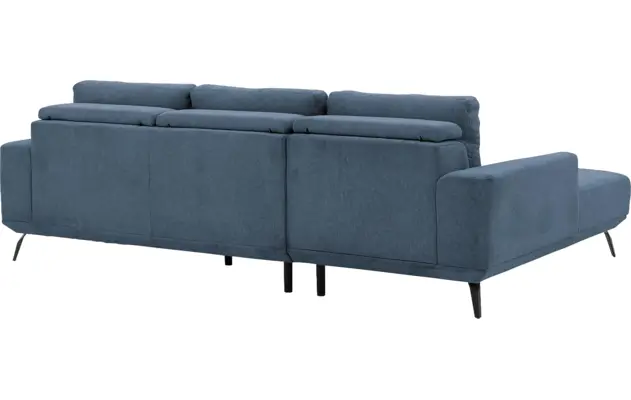 Goossens excellent loungebank princess blauw stof - 8229794-07