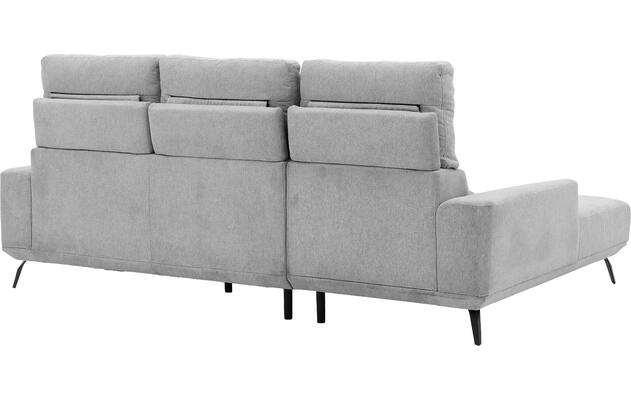 Goossens excellent loungebank princess grijs stof - 8229795-08