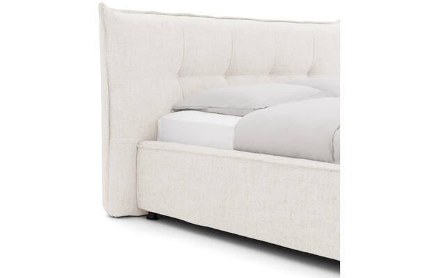 Goossens bedframe bolzano beige stof - 8229827-04