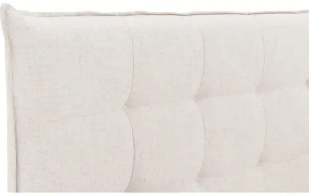Goossens bedframe bolzano beige stof - 8229827-07
