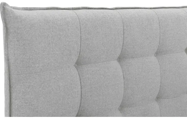 Goossens gestoffeerd bedframe bolzano grijs stof - 8229828-07