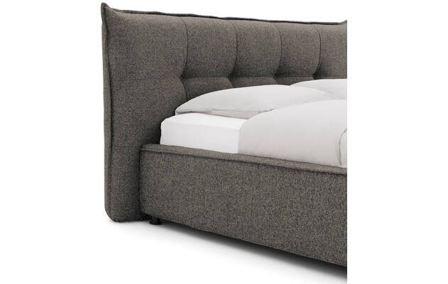 Goossens bedframe bolzano bruin stof - 8229830-04