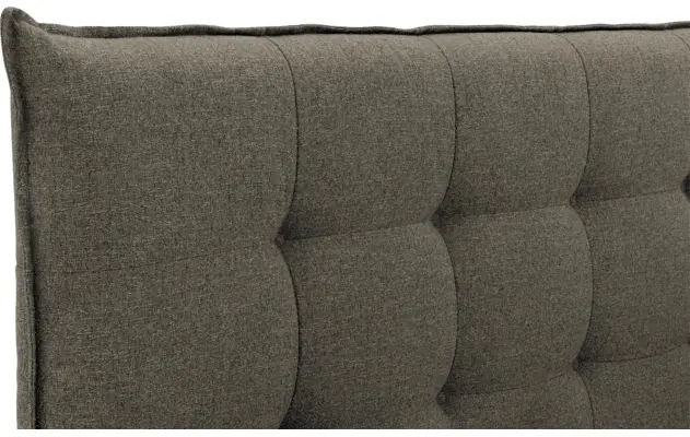 Goossens gestoffeerd bedframe bolzano groen stof - 8229831-07