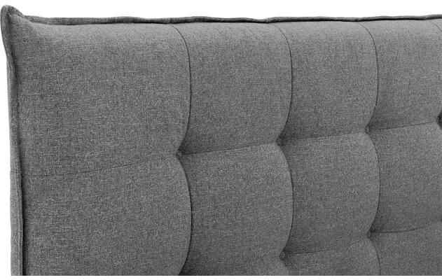 Goossens gestoffeerd bedframe bolzano blauw stof - 8229832-07