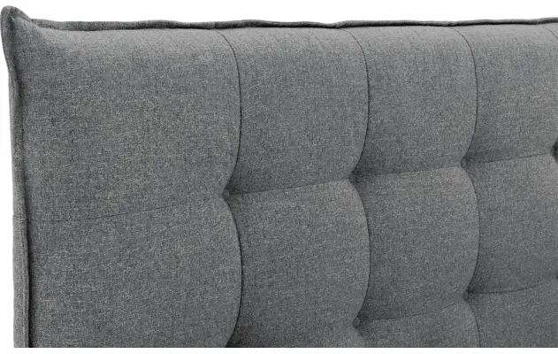 Goossens gestoffeerd bedframe bolzano blauw stof - 8229832-07