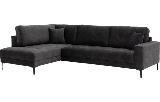 Goossens hoeksalon coco grijs stof - 8230182-03
