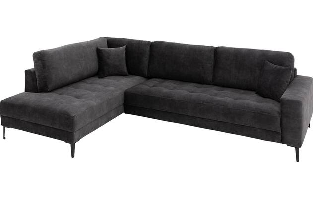 Goossens hoeksalon coco grijs stof - 8230182-04