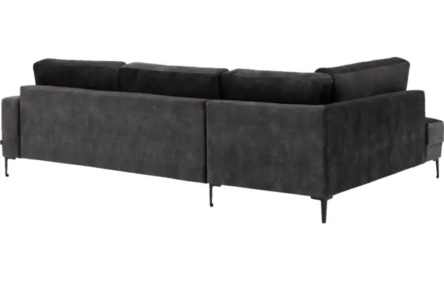 Goossens hoeksalon coco grijs stof - 8230182-06