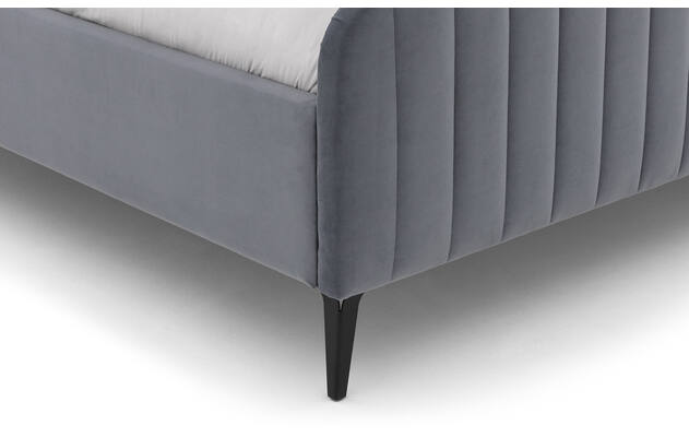 Goossens bedframe attent blauw stof - 8230282-05