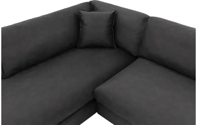 Goossens hoeksalon jonas grijs micro leer - 8230453-08
