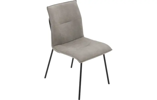Goossens eetkamerstoel milan grijs micro leer - 8230497-04