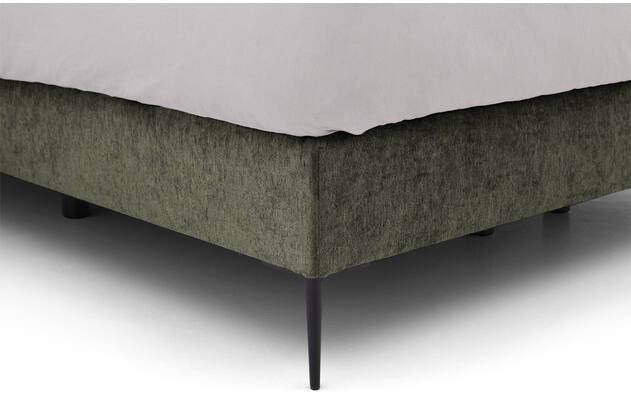 Goossens boxspring ease classic incl matras groen stof - 8230499-05