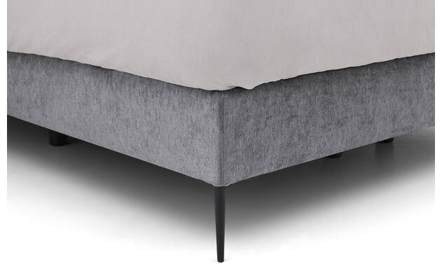 Goossens boxspring ease classic incl matras grijs stof - 8230502-05