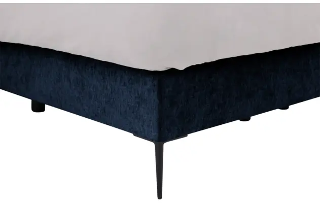 Goossens boxspring ease solid incl matras blauw stof - 8230508-05