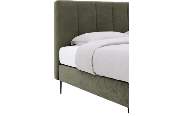 Goossens boxspring ease solid incl matras groen stof - 8230509-04