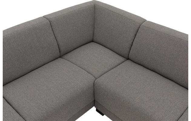 Goossens hoeksalon my style grijs stof - 8230783-06