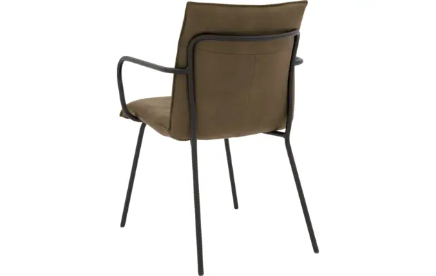 Goossens eetkamerstoel milan groen micro leer - 8231010-02
