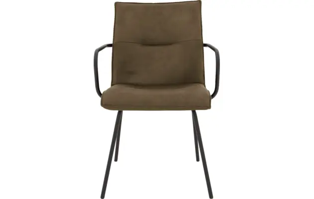 Goossens eetkamerstoel milan groen micro leer - 8231010-03