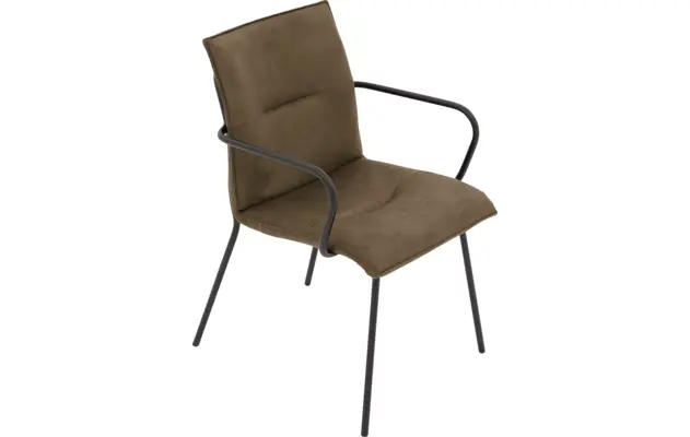 Goossens eetkamerstoel milan groen micro leer - 8231010-04