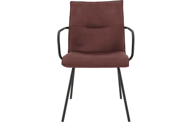 Goossens eetkamerstoel milan rood micro leer - 8231011-03