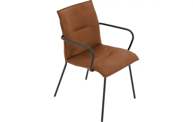 Goossens eetkamerstoel milan bruin micro leer - 8231018-04