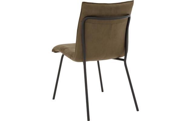 Goossens eetkamerstoel milan groen micro leer - 8231023-02