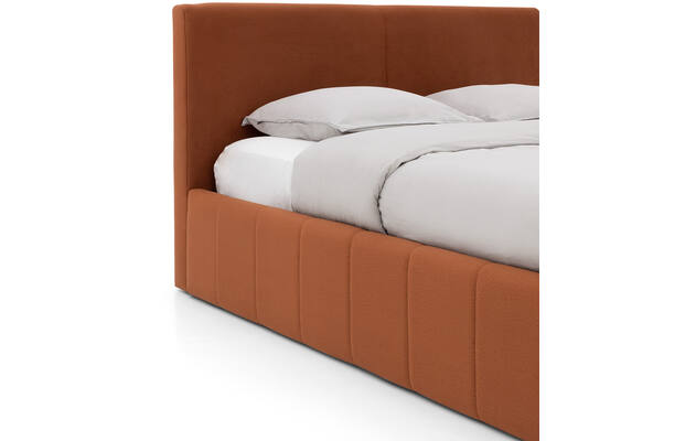 Goossens bedframe carte oranje stof - 8231026-04