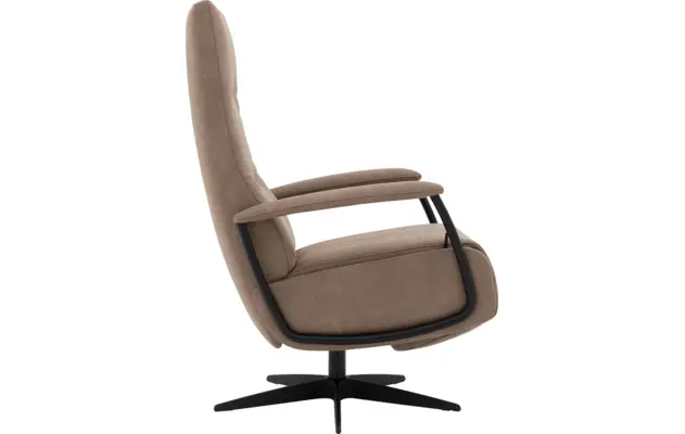 Goossens excellent relaxstoel riati bruin micro leer - 8231285-04
