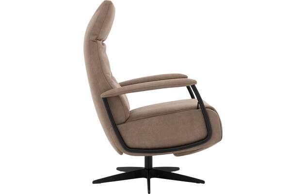 Goossens excellent relaxstoel riati bruin micro leer - 8231285-08